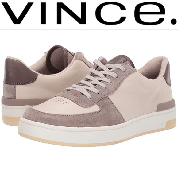 Vince Shoes - NIB Vince Rendel Suede Leather Retro Lace Up Sneakers In Woodsmoke Shoes 5 M